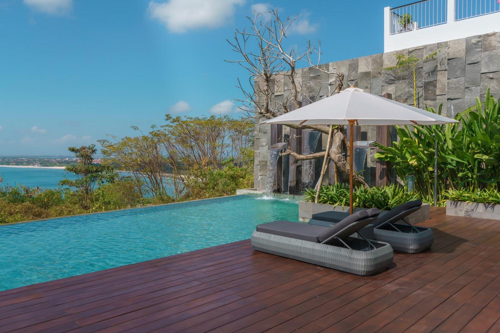 Beyond The Sea - Luxe Sea View Villa In Jimbaran Екстер'єр фото